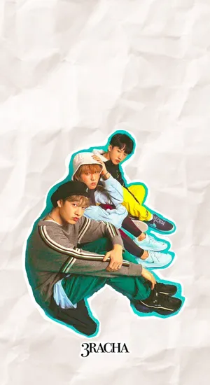 3racha Trio Group Photo Wallpaper
