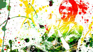 420 Snoop Dog Paint Splatter Wallpaper