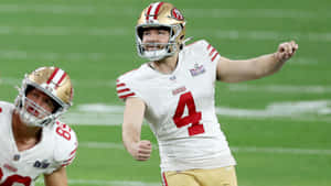 49ers Kicker Celebration Wallpaper