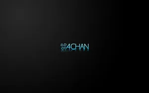 4chan Logoon Dark Background Wallpaper
