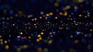 4d Ultra Hd Golden Bokeh Wallpaper