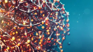 4d Ultra Hd Molecule Wallpaper