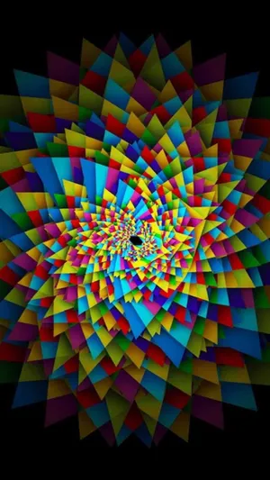 4k Android Geometric Abstract Wallpaper