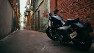 4k Bike In An Alley Wallpaper