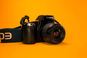4k Black Canon Dslr Camera Wallpaper