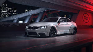 4k Bmw In Underground Road Wallpaper