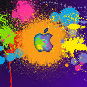 4k Colorful Apple Art Wallpaper