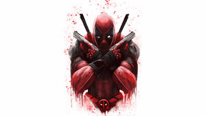 4k Deadpool Bloody Fanart Wallpaper