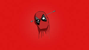 4k Deadpool Minimalist Art Wallpaper