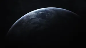 4k Earth Dark Planet Wallpaper
