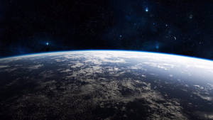 4k Earth In Outer Space Wallpaper