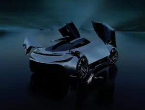 4k Ferrari Four Car Wallpaper