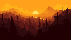 4k Firewatch Sunny Adventurer Wallpaper