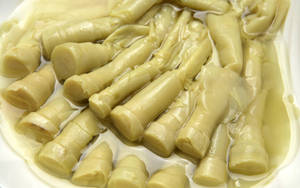 4k Food Steamed Bamboo Shoots Wallpaper