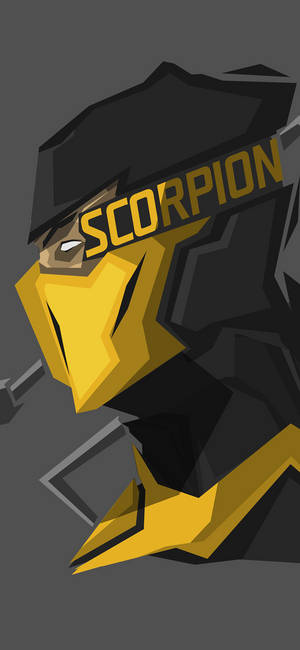 4k Gaming Phone Scorpion Wallpaper