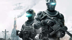 4k Ghost Recon Laser Eyes Soldier Pictures Wallpaper