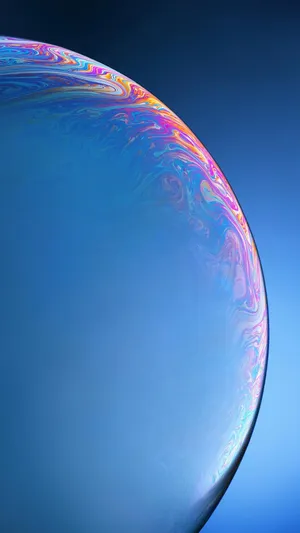 4k Iphone 6 Plus Multicolored Bubble Wallpaper