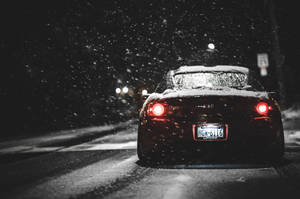 4k Jdm Honda S2000 Under Snow Wallpaper