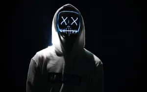 4k Mask Dope Guy With Hoodie Wallpaper