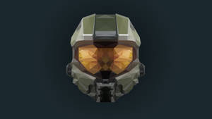 4k Master Chief Helmet Art Wallpaper