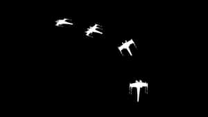 4k Minimal Black White Wandering Aircraft Wallpaper