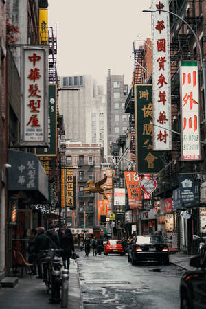 4k New York Chinatown Wallpaper