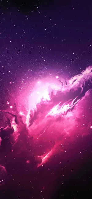 4k Phone Background Pink Star In Galaxy Wallpaper