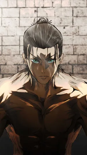 4k Phone Background Shirtless Eren Yeager Wallpaper