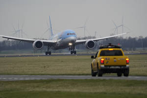 4k Plane With Car Wallpaper