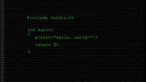 4k Programming Glowing Green Codes Wallpaper