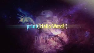 4k Programming Hello World Print Poster Wallpaper