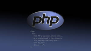 4k Programming Php Logo Wallpaper