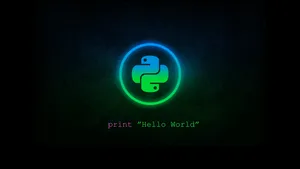 4k Programming Print Hello World Wallpaper