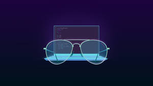 4k Programming With Blue Eyeglasses Wallpaper