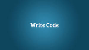 4k Programming Write Code Poster Wallpaper