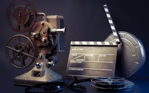 4k Projector Displaying Stunning Visual Wallpaper