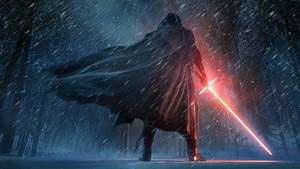 4k Star Wars Kylo Lightsaber Wallpaper