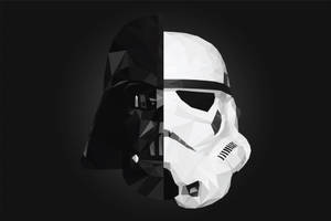 4k Star Wars Low Poly Art Wallpaper