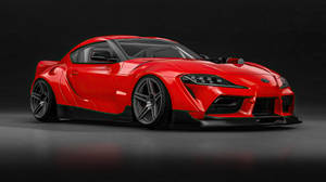 4k Supra Custom Exterior Wallpaper