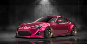 4k Toyota 86 Cool Pink Digital Art Wallpaper