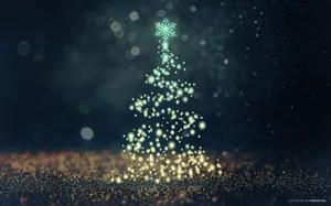 4k Ultra Hd Abstract Christmas Tree Wallpaper