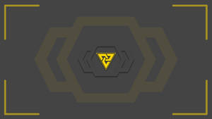 4k Vector Yellow And Gray Wallpaper