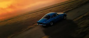 4k Vintage Car On Beach Wallpaper