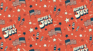 4thof July Celebration Pattern Wallpaper