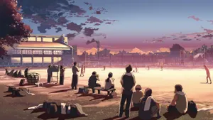 5 Centimeters Per Second School Life Wallpaper