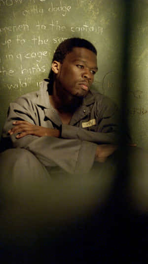 50 Cent In Prison Cell Wallpaper