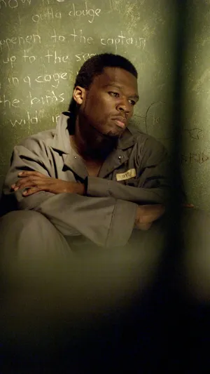 50 Cent In Prison Cell Wallpaper