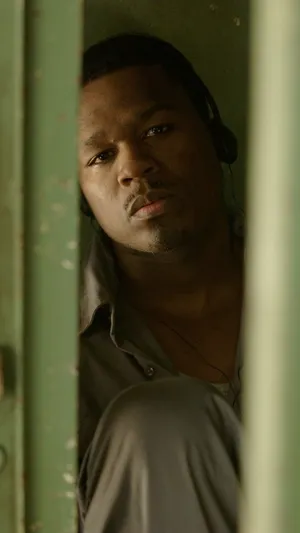 50 Cent Intense Prison Scene Wallpaper