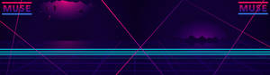 5120x1440 Plain Neon Purple Wallpaper