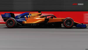 #55 Car In-game F1 2019 Wallpaper